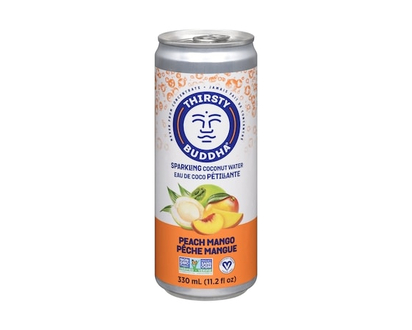 Thirsty Buddha Sparkling Coconut Water Peach Mango - 330.0 ML