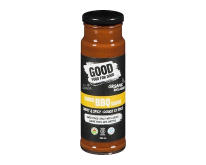 Good Food for Good Organic BBQ Sauce - 250.0 ML
