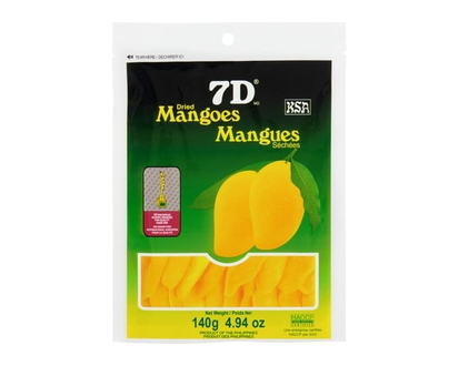 7D Dried Mangos - 140.0 G