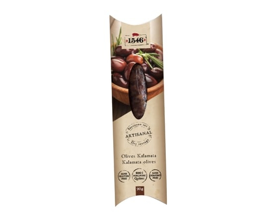 Les Saucissons 1546 Saucisse sèche, olives Kalamata, 90 g - 90.0 G
