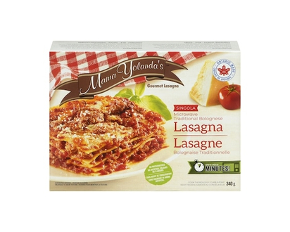 Mama Yolanda's Microwave Traditional Bolognese Lasagna - 340.0 G