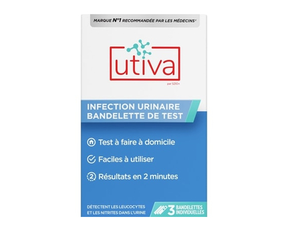 Utiva UTI Test Strips - 3 EA