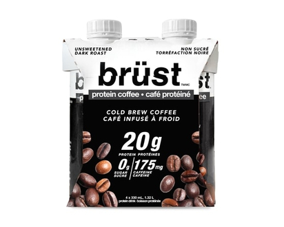 Brust Protein Drink Unsweetened Dark Roast - 1320.0 ML
