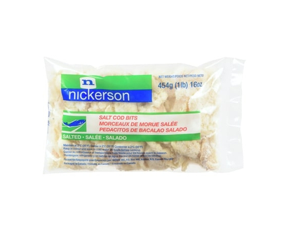 Nickerson Salted Cod Bits - 454.0 G