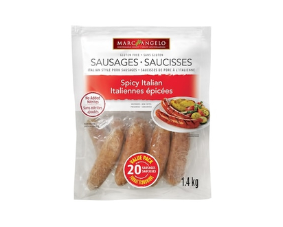 Marcangelo Hot Italian Sausages - 1.4 KG