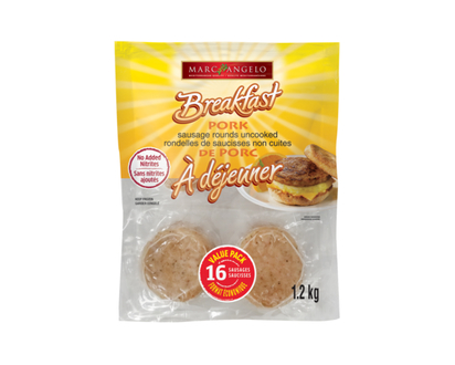 Marcangelo Pork Breakfast Patties - 1.2 KG
