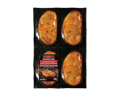 Marcangelo Montreal Steak Spice Pork Loin Centre Cut Chops - 400.0 G