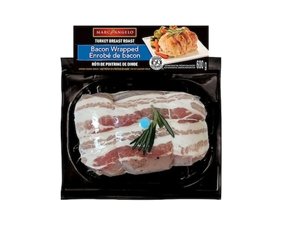 Marcangelo Turkey Breast Roast Wrap Bacon - 600.0 G