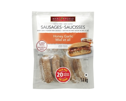 Marcangelo Honey Garlic Flavour Pork Sausages Value Pack - 1.4 KG