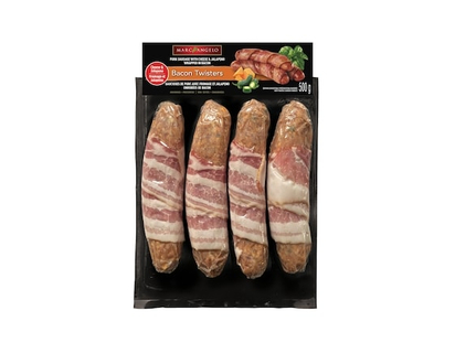 Marcangelo Bacon Twisters, Cheese & Jalapeno - 500.0 G