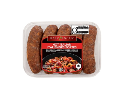 Hot Italian Pork Sausage - 500.0 G