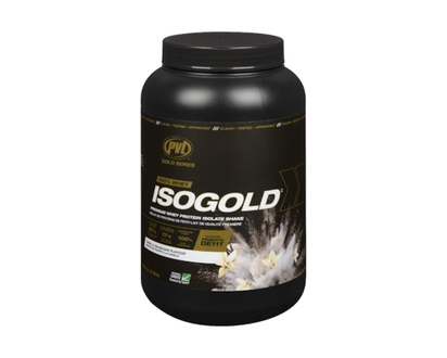 PVL Essentials Pvl Iso-Gold Premium Isolated Whey Protein - Vanilla - 908.0 G