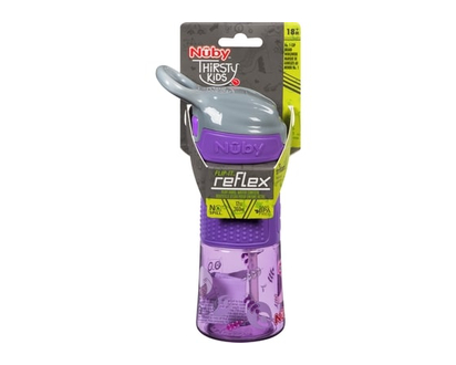 Nuby No-Spill Thirsty Kids Reflex Flip-It Cup - 1.0 EA