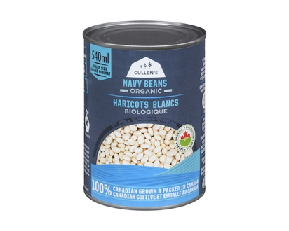 Cullen's Organic Canned Navy Beans - 540.0 ML