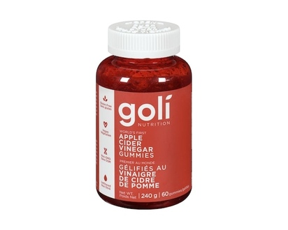 Goli Nutrition Apple Cider Vinegar Gummies - 60.0 EA
