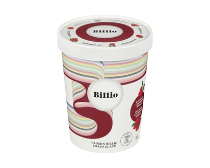 BILLIO Non-Dairy Frozen Dessert, Raspberry Cranberry Hibiscus - 1.0 L