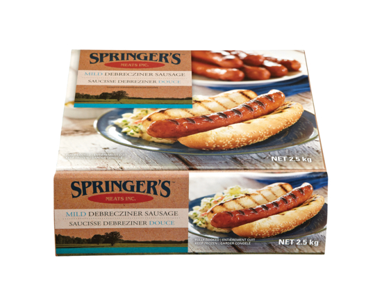 Mild Debreziner Sausage, case - 2.0 KG