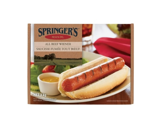 All Beef Wiener - 3.0 KG