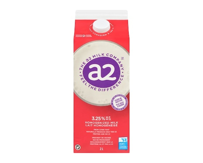 The A2 Milk Company 3.25% M.F. Homogenized Milk - 2.0 L