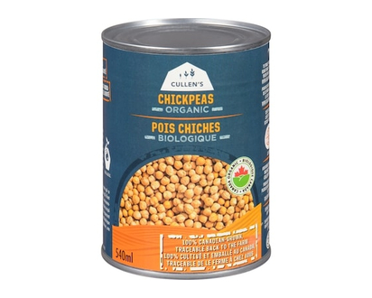 Cullen's Organic Canned Chickpeas - 540.0 ML