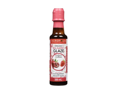Acropolis Organics Balsamic Glaze With Pomegranate And Strawberries Organic - 200.0 ML