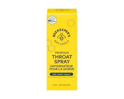 Beekeeper's Naturals Throat Spray, Propolis - 30.0 ML