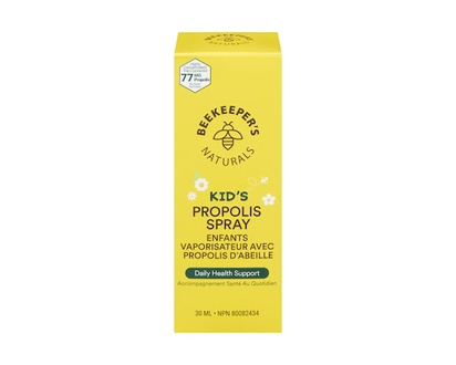 Beekeeper's Naturals Throat Spray for Kids, Propolis with Buckwheat Honey - 30.0 ML