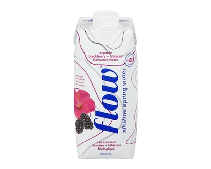 Blackberry + Hibiscus Flavoured Water Organic - 500.0 ML
