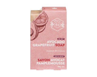 Crate 61 All Natural Soaps Avocado Grapefruit - 110.0 G