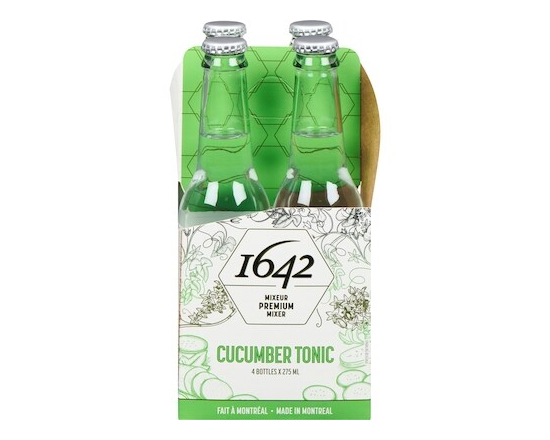 1642 Boisson pétillante tonic concombre - 275.0 ML