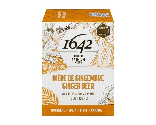 1642 Bière de gingembre - 355.0 ML
