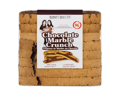 Bubbies Biscotti Chocolate Marble - 256.0 G
