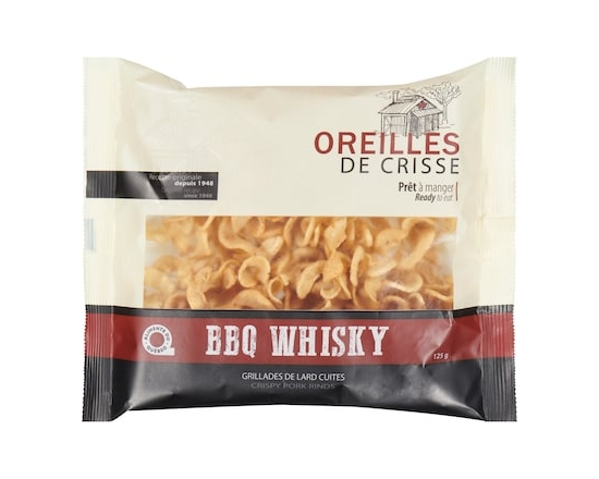 Oreilles de crisse bbq whisky - 125.0 G