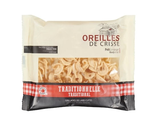 Oreilles de crisse traditionnelle - 125.0 G