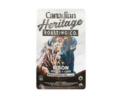 CANADIAN HERITAGE ROASTING COM Organic Coffee Bison Medium - 340.0 G