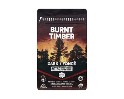CANADIAN HERITAGE ROASTING COM Organic Coffee Burnt Timber Dark - 340.0 G