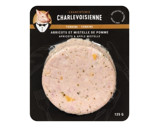 Charlevoix Terrine abricots et mistelle de pomme - 125.0 G