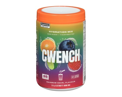 CWENCH Hydration Mix Electrolyte Drink Mix Rainbow Swirl Flavour - 315.0 G