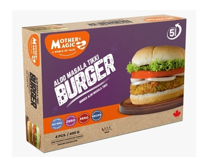 Mother's Magic Aloo Masala Tikki Burger - 400.0 G