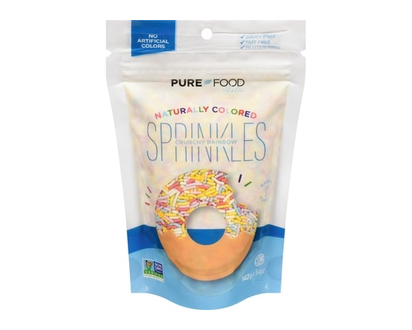 Pure Food Sprinkles Crunchy Rainbow - 141.0 G