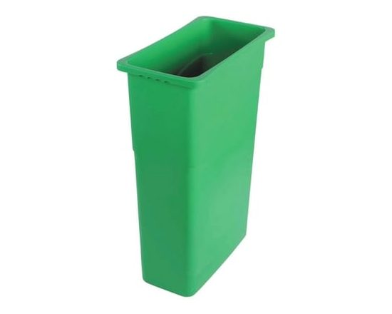 Container Slim 23 Gal Green - 1.0 EA