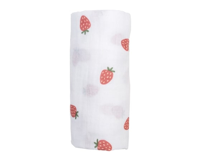 Couverture d'emmaillotage LG – Fraises - 1.0 EA