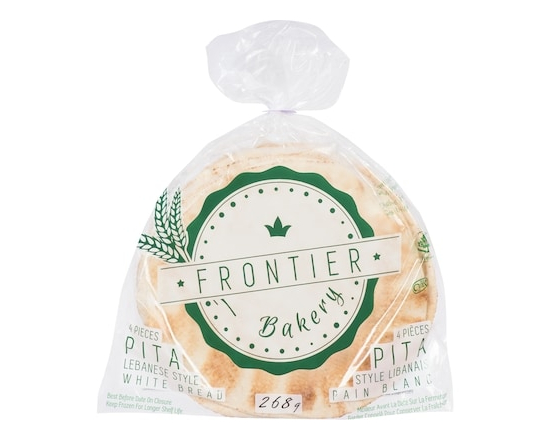 Frontier Bakery Style Libanais Pain Blanc Pita - 268.0 G