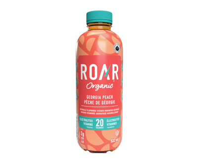 Roar Organic Drink, Georgia Peach Orange - 532.0 ML