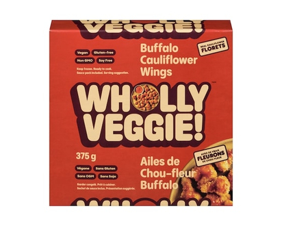 Wholly Veggie Vegan Buffalo Cauliflower Wings - 375.0 G