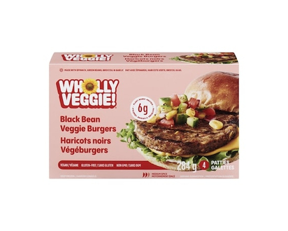 Black Bean Veggie Burgers Medium Spice - 284.0 G