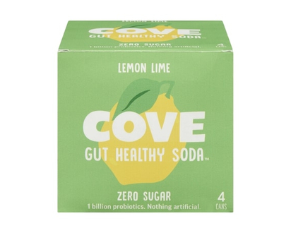 COVE Gut Healthy Soda Lemon Lime - 355.0 ML
