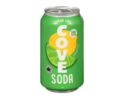 COVE Gut Healthy Pop Lemon Lime - 355.0 ML