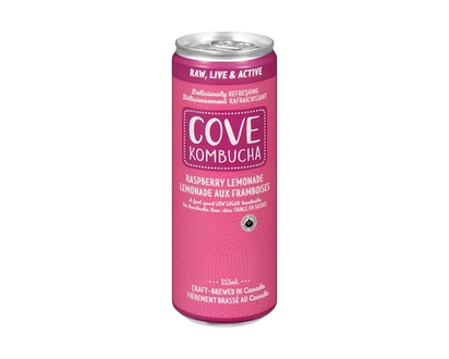 COVE Organic Raspberry Lemon Kombucha - 355.0 ML