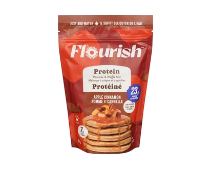 Flourish Protein Pancake & Waffle Mix, Apple Cinnamon - 430.0 G